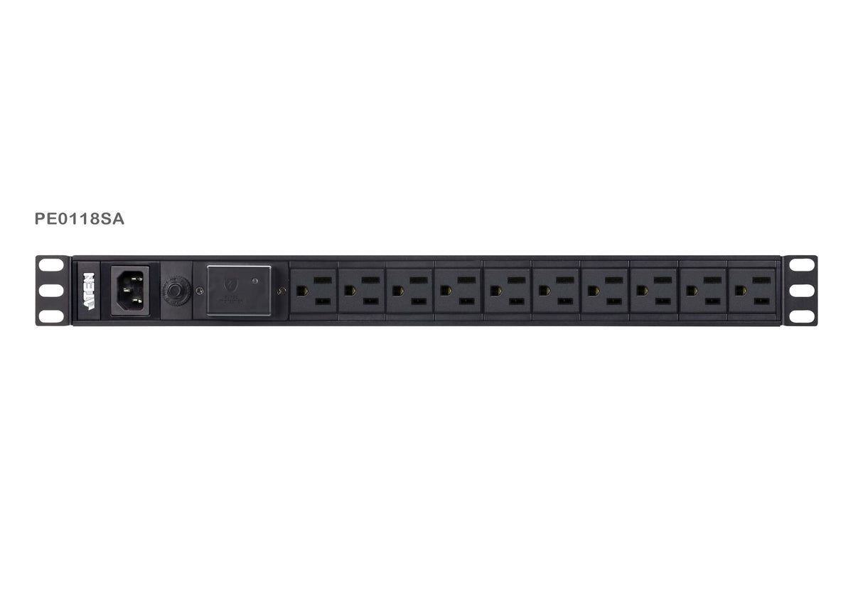 EAN 4719264648908 - ATEN PE0118SG unidad de distribución de energía (PDU) 18 salidas AC Negro imagen 1