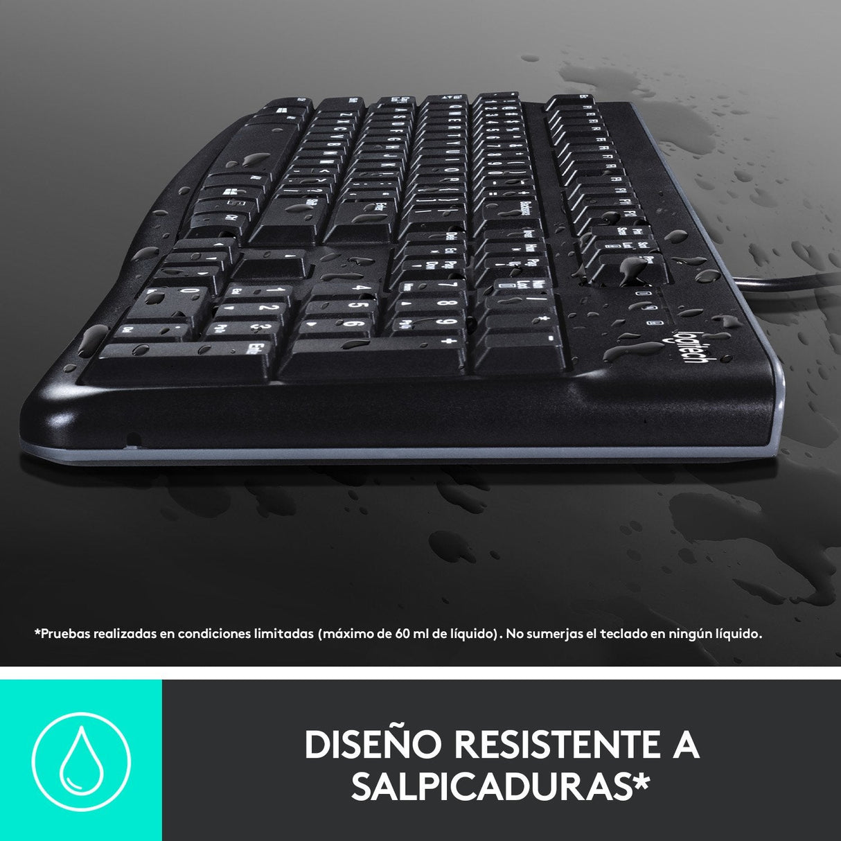 EAN 5099206020580 - Logitech 920-002550 teclado Ratón incluido USB QWERTY Español Negro imagen 11