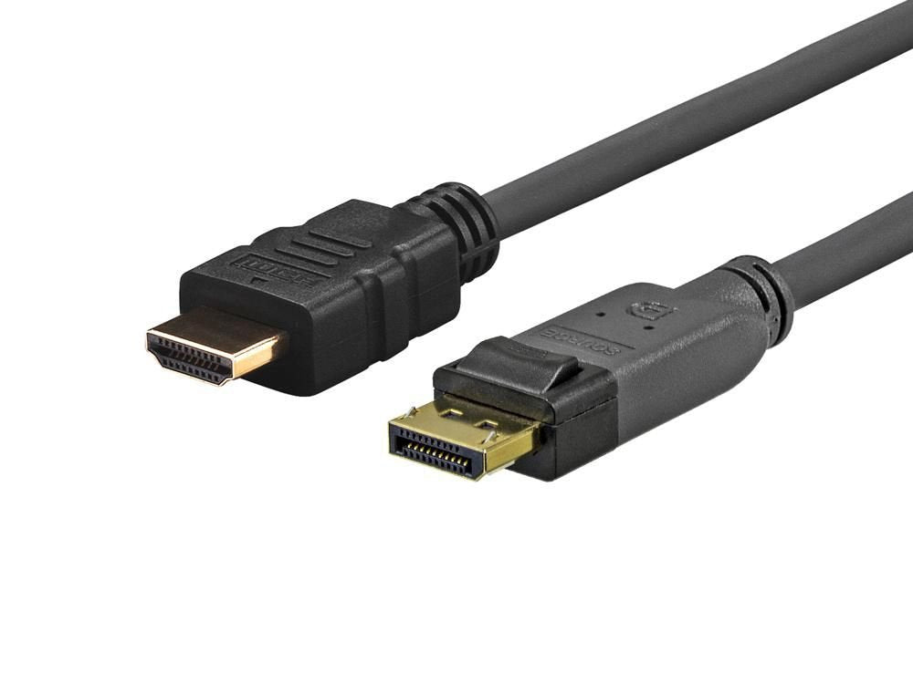 EAN 5712505539873 - Vivolink PRODPHDMI10 adaptador de cable de vídeo 10 m DisplayPort HDMI Negro imagen 1