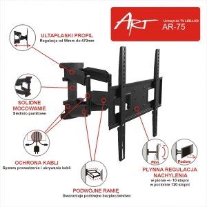 EAN 5902115404986 - ART RAMT AR-75 soporte para TV imagen 9