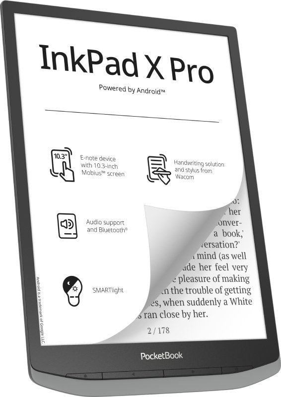 EAN 7640152097485 - PocketBook InkPad X Pro lectore de e-book Pantalla táctil 32 GB Wifi Gris imagen 4