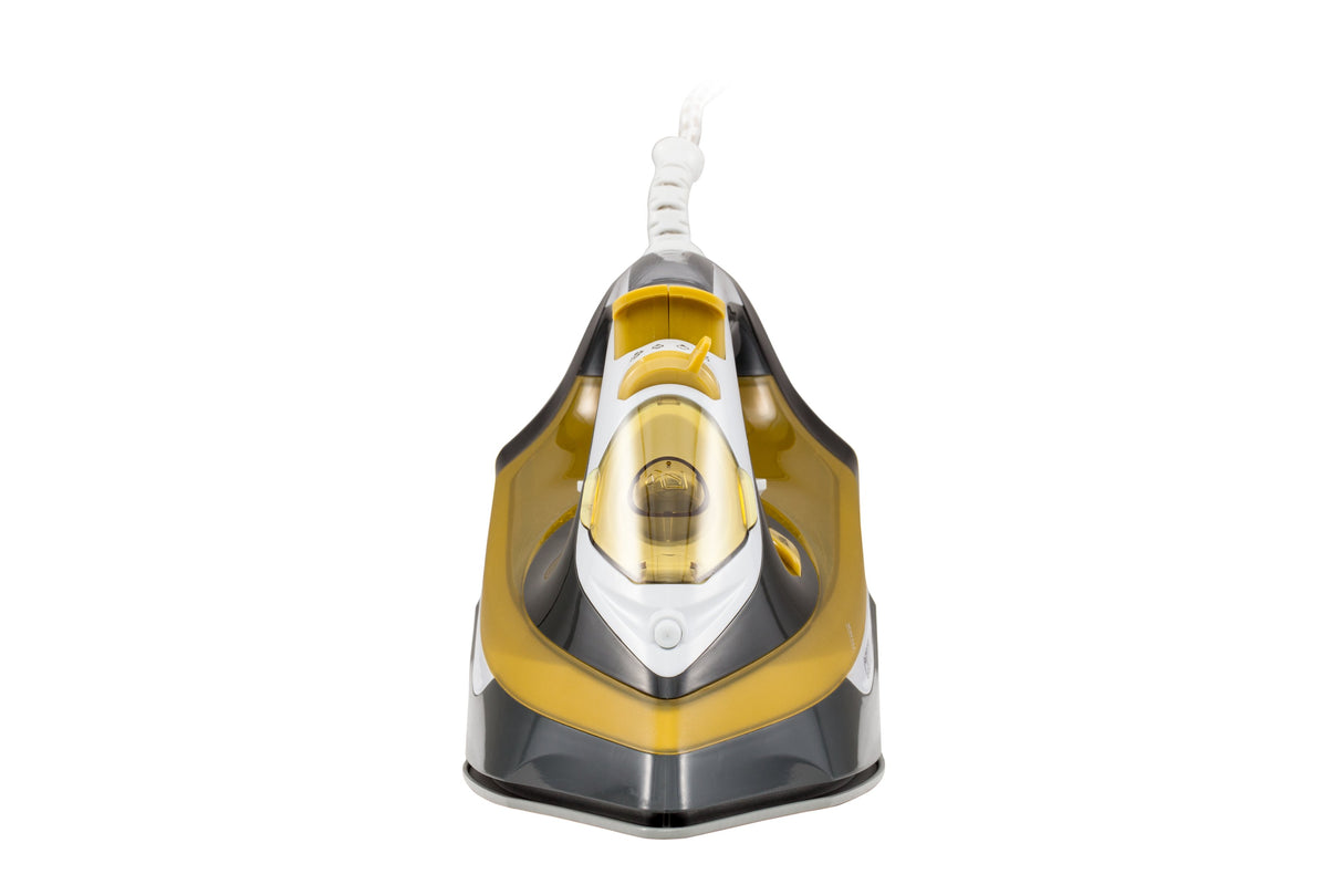 EAN 5908256839373 - Camry Premium CR 5029 plancha Plancha a vapor 2400 W Negro, Amarillo imagen 3