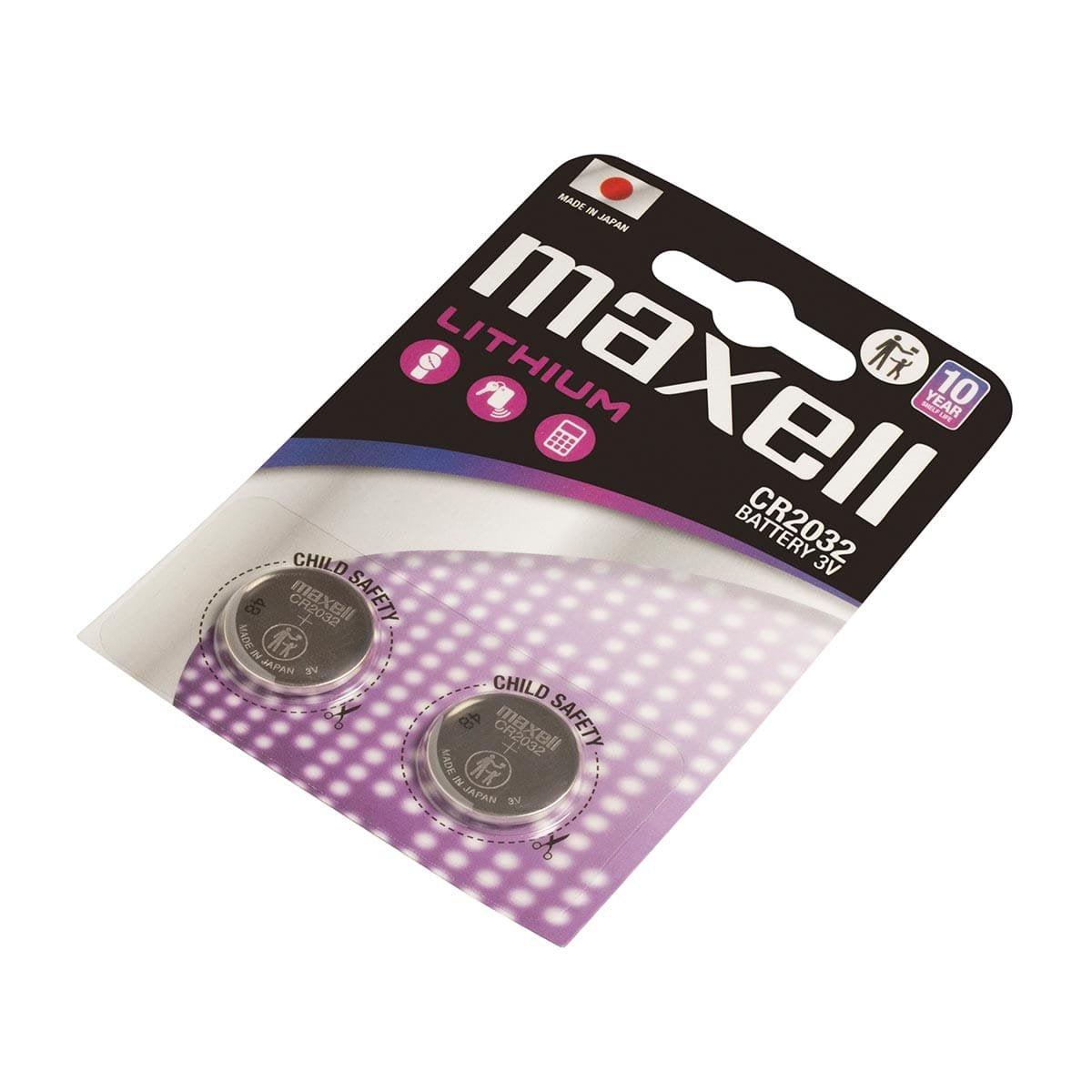 EAN 4902580787806 - Maxell 12238500 pila doméstica Batería de un solo uso CR2032 Lithium-Manganese Dioxide (LiMnO2) imagen 2