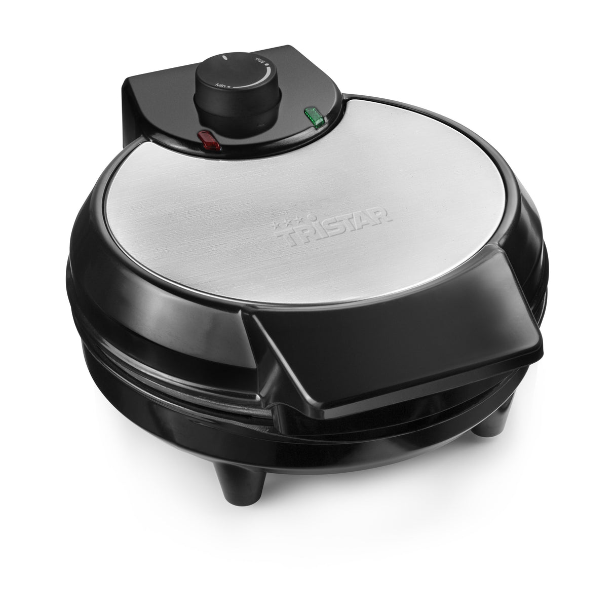 EAN 8713016080776 - Tristar WF-1160 gofrera 5 barquillo(s) 700 W Negro, Acero inoxidable imagen 1