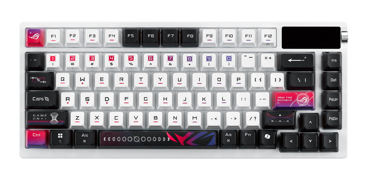 Asus Rog Azoth X Teclado Juego Usb + Rf Wireless + Bluetooth Negro, Blanco