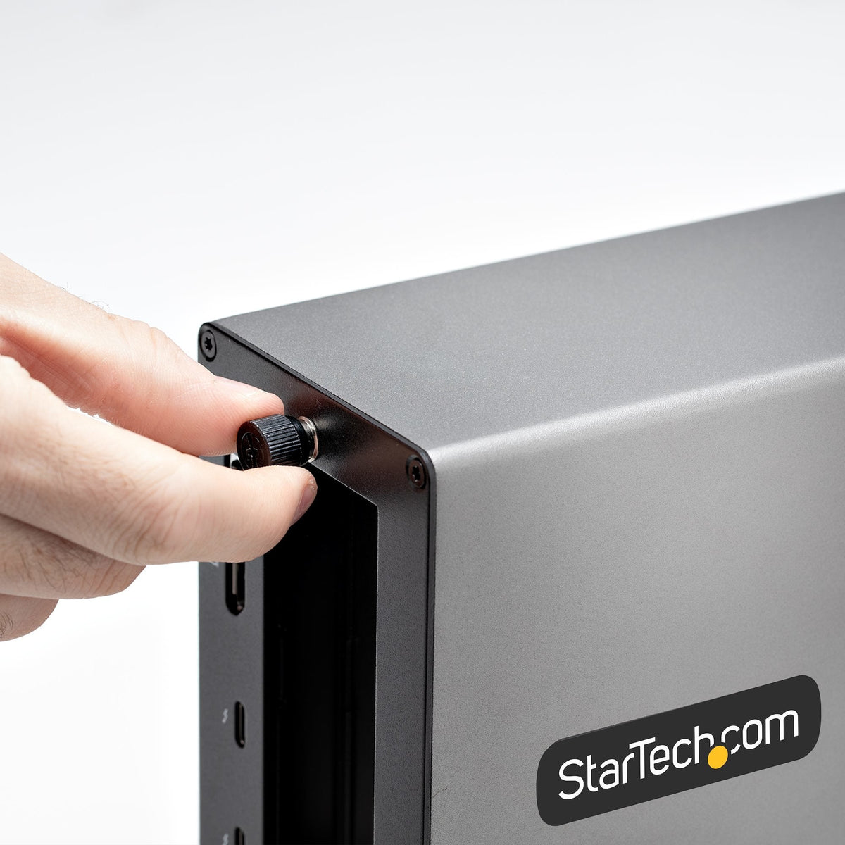 Startech.Com Caja De Expasión Thunderbolt 3 A Pci Express - Carcasa Con 2 Ranuras Pcie Para Portátiles - 8/4k Por Tb3/Dp 1.4 - Adaptador Tb3 A Pcie - No Compatible Con Tarjetas Gráficas Gpus
