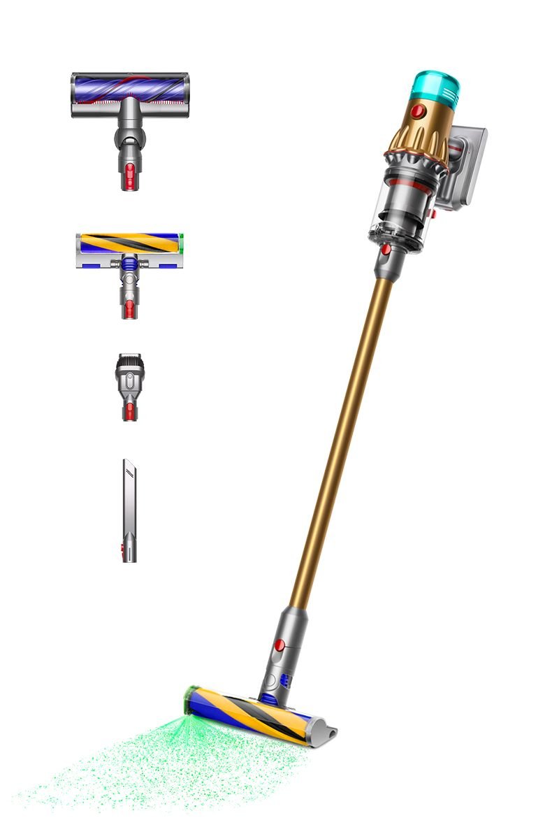 EAN 5025155086032 - Dyson V12 Detect Slim Absolute Aspiradora escoba 2 en 1 Batería Secar HEPA Sin bolsa Oro imagen 1