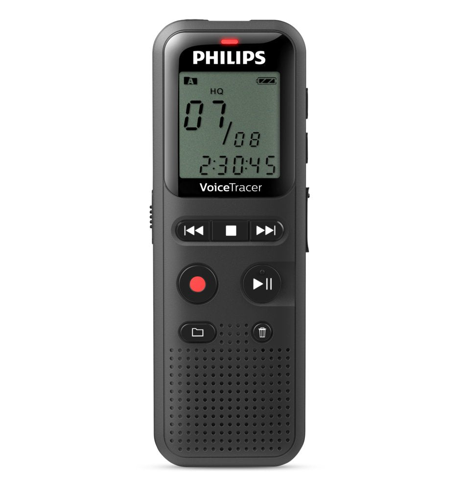 Grabadora De Voz Philips Voicetracer Dvt1160 8khz Negro