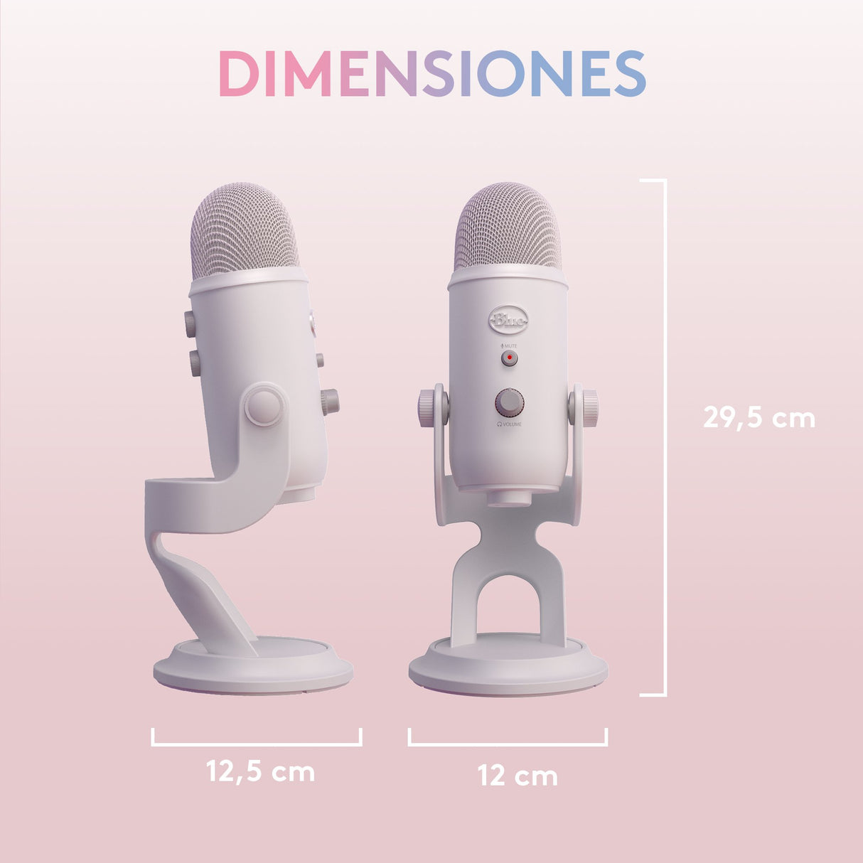 EAN 5099206106239 - Blue Microphones Yeti Aurora Collection Blanco Micrófono de superficie para mesa imagen 10