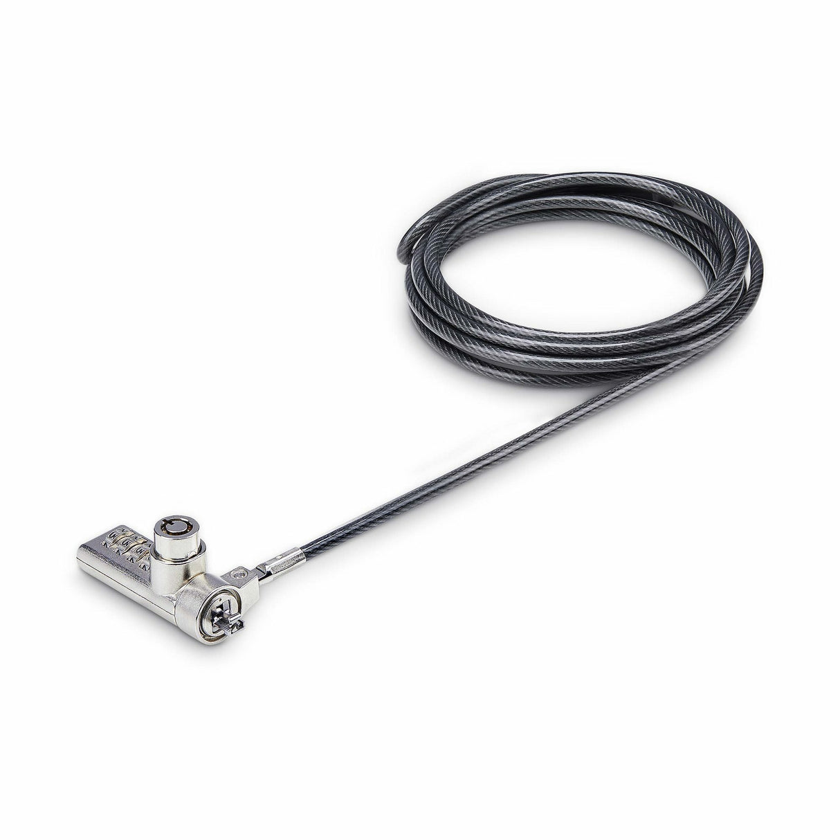 Startech 10-Pack Doppelzugriff Laptopschloss 2m Cableschloss Mit Schlussel Und Zahlenschloss
