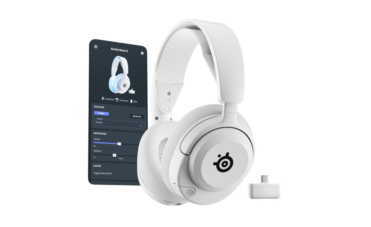 Auriculares Steelseries - Arctis Nova 5 Blanco (61671)