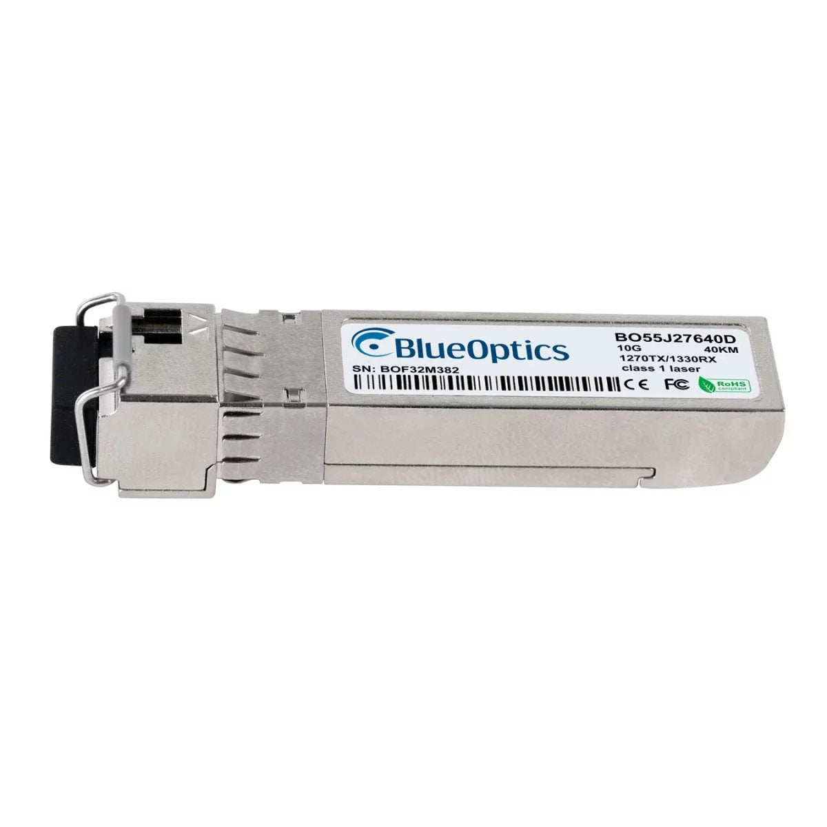 Blueoptics Rad Sfp-P-6bdh Blueoptics Bo55j27640d Sfp+ Bidi Transceiver, Lc-Simplex, 10gbase-Bx-U, Singlemode Fiber, Tx1270nm/Rx1330nm, 40km