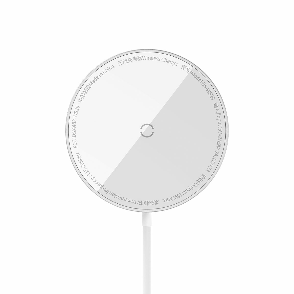 EAN 6932172618650 - Baseus Simple Mini3 Teléfono móvil, Smartphone Blanco USB Cargador inalámbrico Interior imagen 1