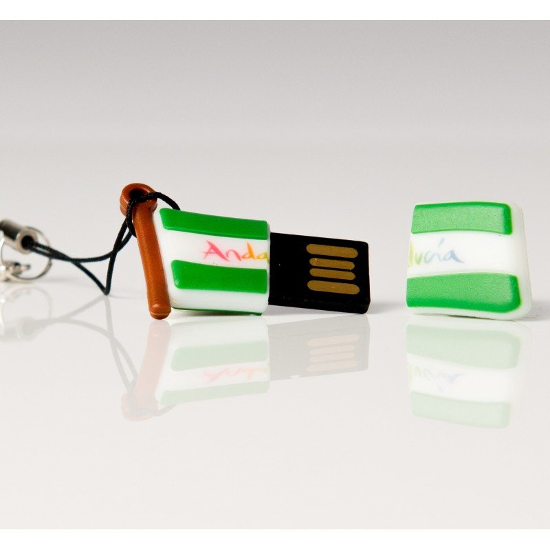 Pendrive Tech One Tech Tec5117-16 - 16gb · Usb 2.0 · Bandera Andalucia