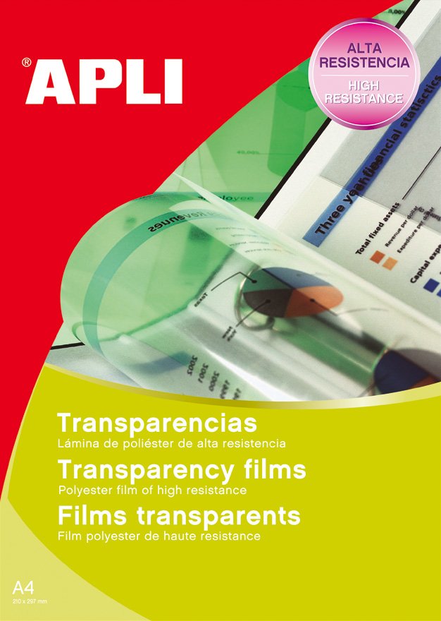 EAN 8410782010623 - APLI 01062 etiqueta de impresora Transparente imagen 1