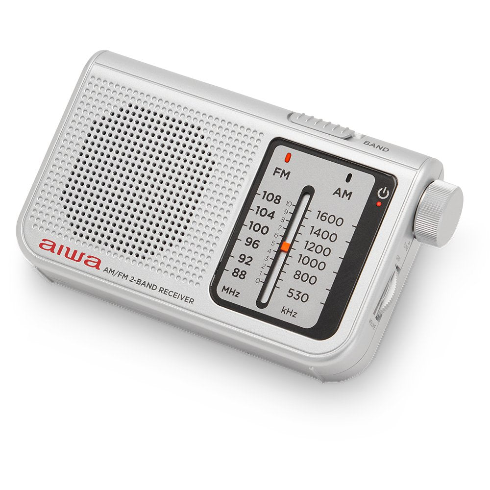 Radio Portátil Aiwa Rs-55sl Plata