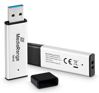 EAN 4260664872153 - MediaRange MR1899 unidad flash USB 16 GB USB tipo A 3.2 Gen 1 (3.1 Gen 1) Negro, Plata imagen 2