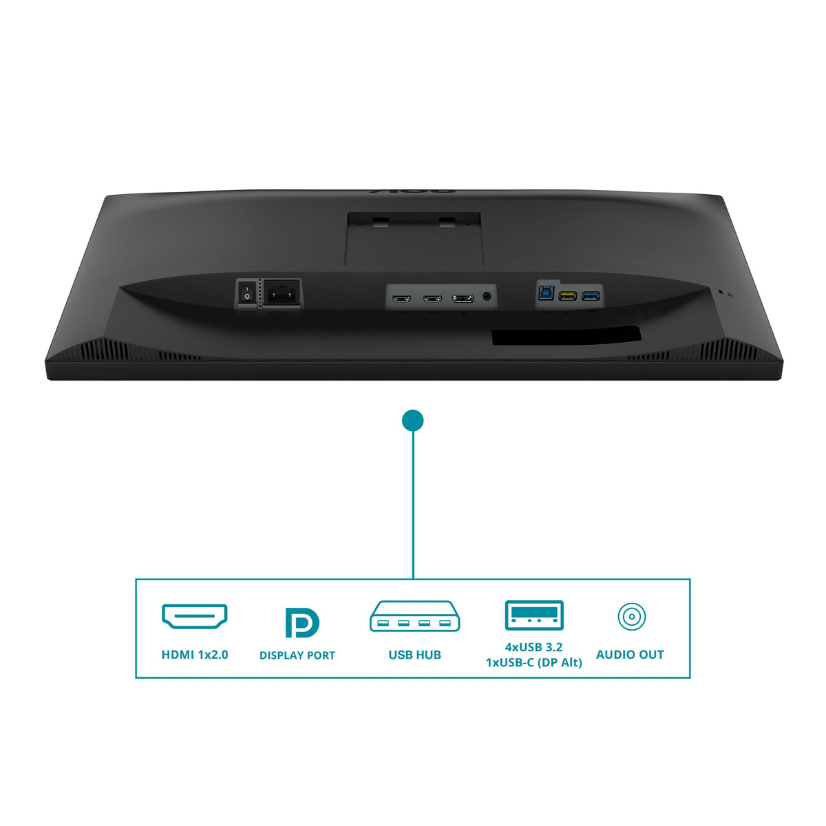EAN 4038986110198 - AOC V5 CU34V5C/BK pantalla para PC 86,4 cm (34") 3440 x 1440 Pixeles Wide Quad HD LED Negro imagen 4