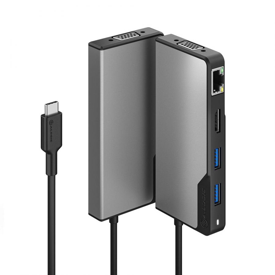 Alogic Usb-C Hub 6 In 1 Hdmi Usb-A Vga Ethernet