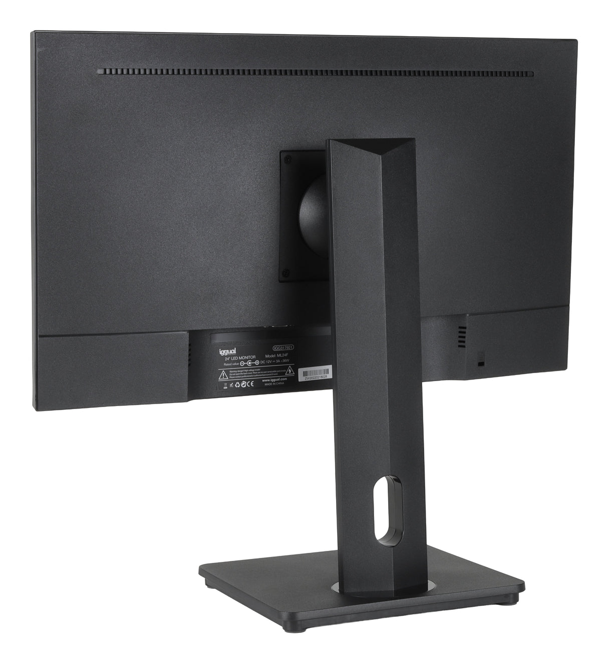 Monitor Iggual 27" Fhd Pivotante Ajustable Altura