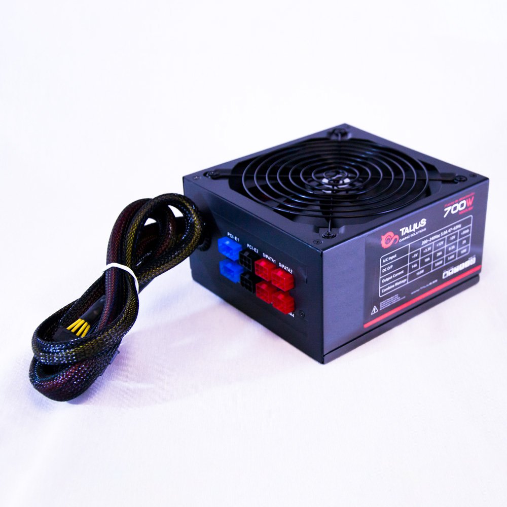 EAN 8436550232394 - TALIUS TAL-PSU700WMOD unidad de fuente de alimentación 20+4 pin ATX ATX Negro, Rojo imagen 2