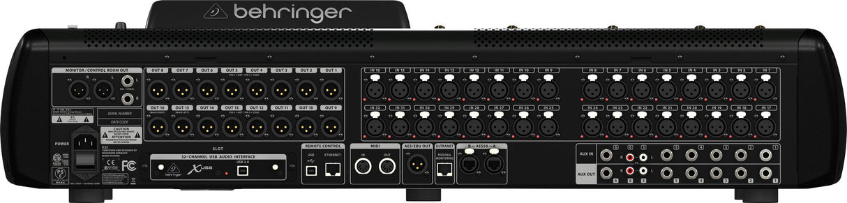 Behringer X32 Mezclador Dj 40 Canales 10 - 22000 Hz Negro
