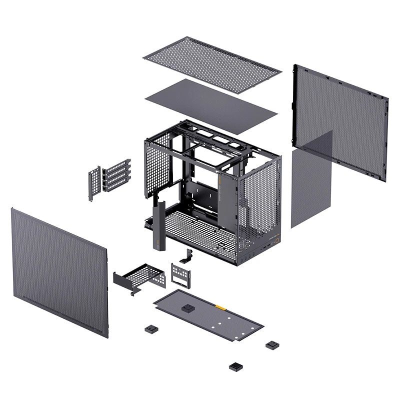 Jonsbo D32 Pro Mesh Pc Carcasa, Mini-Carcasa, Matx - Negro