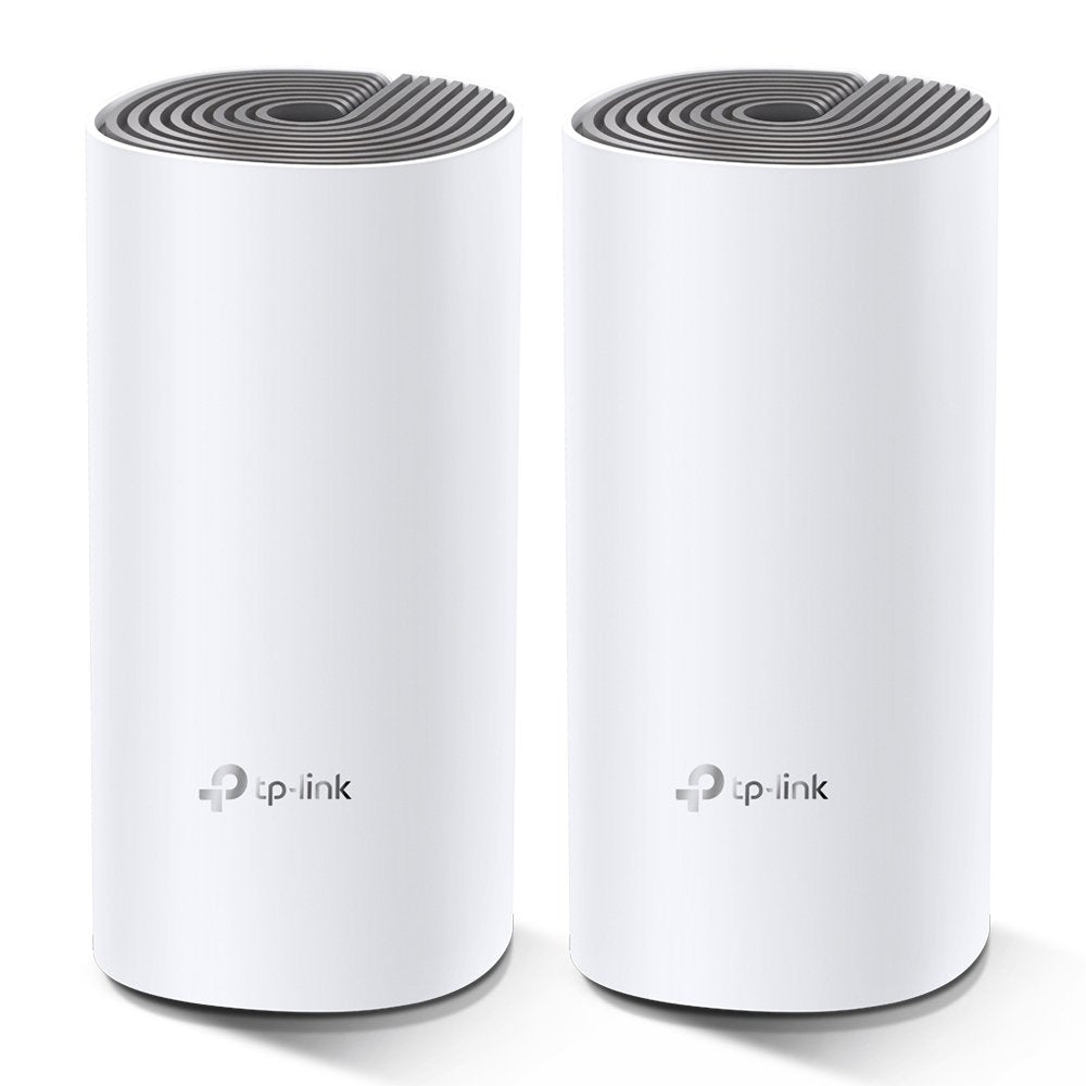 EAN 6935364085278 - TP-Link Deco E4 (2-pack) Doble banda (2,4 GHz / 5 GHz) Wi-Fi 5 (802.11ac) Blanco, Gris Interno imagen 1