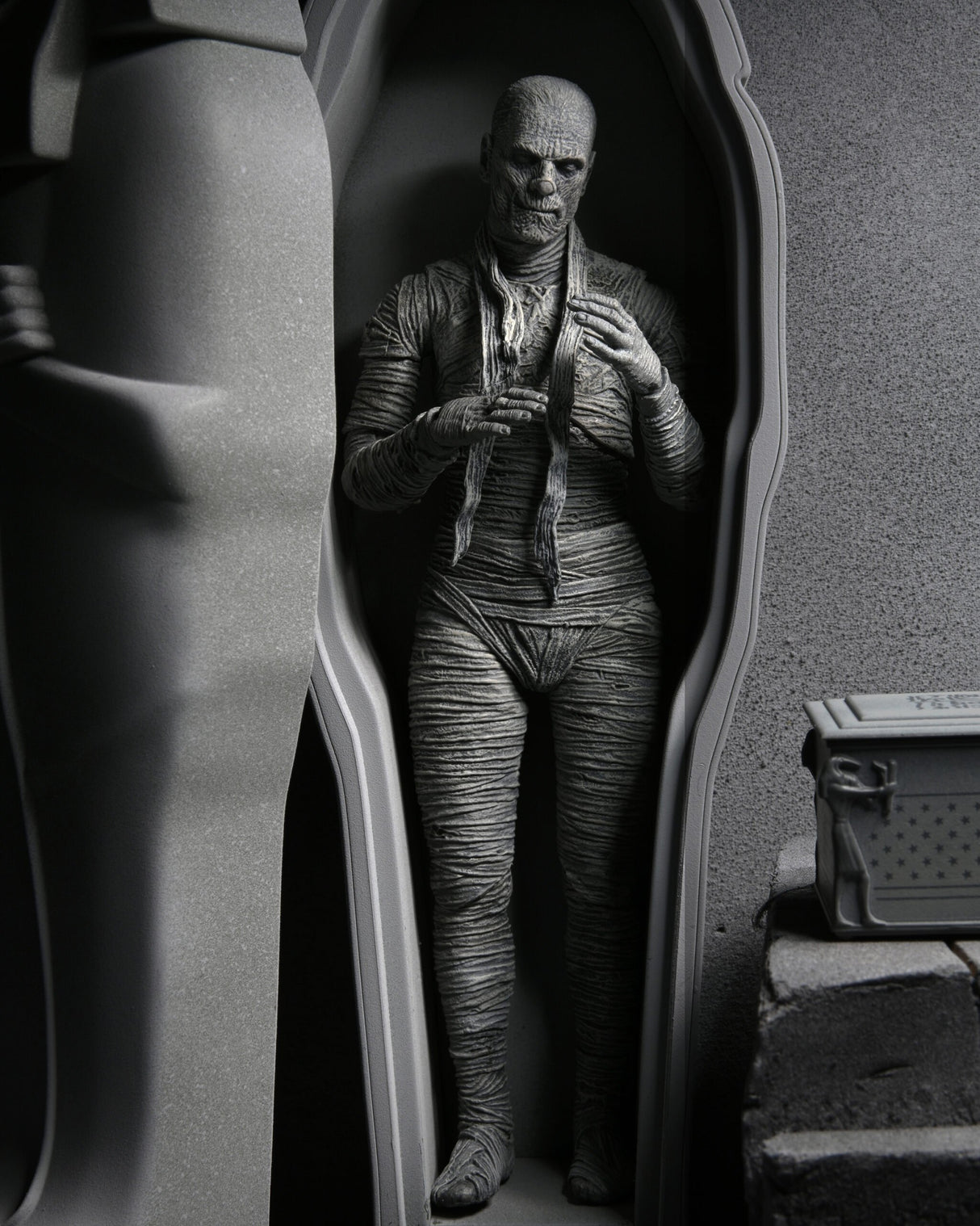 EAN 0634482048122 - NECA Ultimate Mummy (Black & White) imagen 4