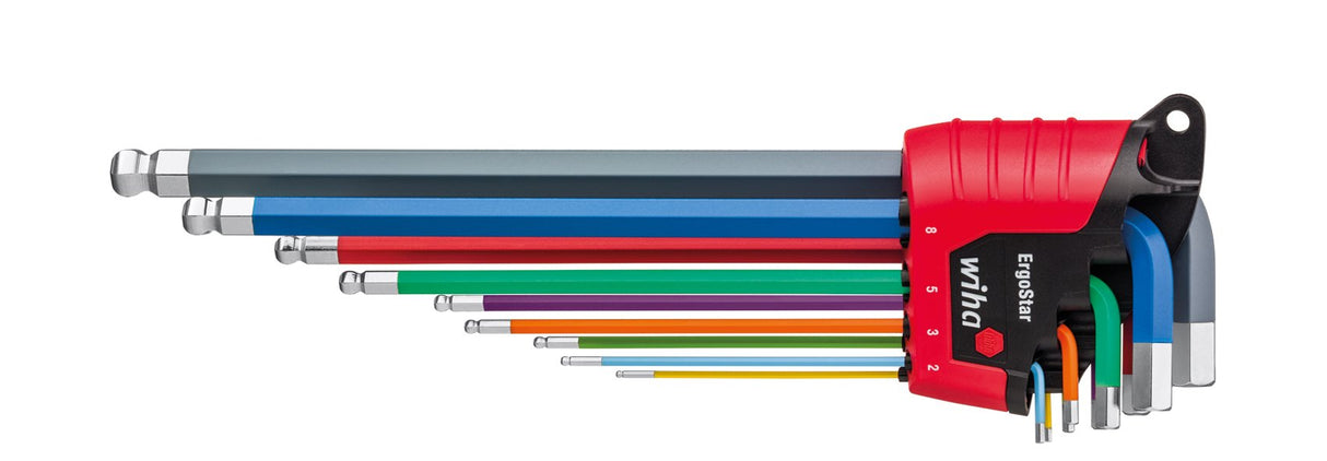 Wiha Juego De Llaves Allen En Soporte Ergostar, 41483