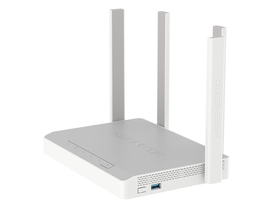 Keenetic Kn-3610 Router Inalámbrico Gigabit Ethernet Doble Banda (2,4 Ghz / 5 Ghz) Gris, Blanco