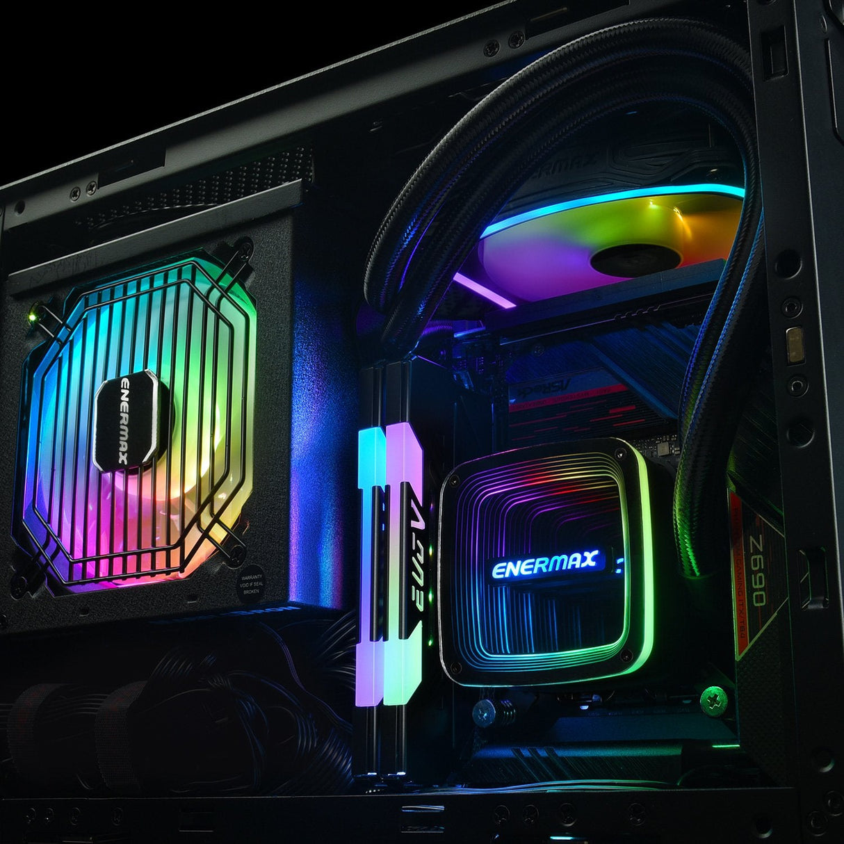 Kit Refrigeracion Liquida Enermax Aquafusion Adv 120mm Squa Rgb