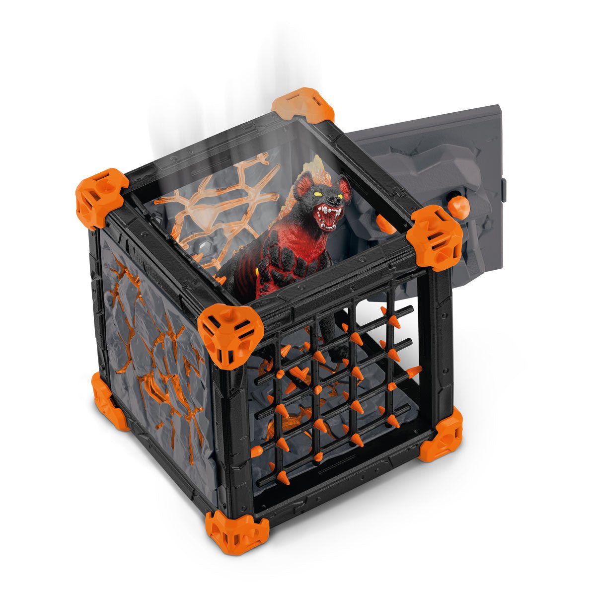 Schleich Eldrador Creatures Battlecave Lava Hyena, Figura De Juguete 42674