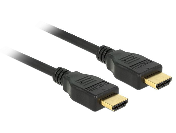 Delock Cable Hdmi V2.0 4k Gold 2m Negroâ 84714