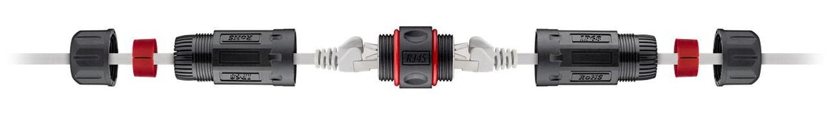 Goobay 79566 Adaptador Modular Rj45 Cat.6 Para Exterior (Ip68) Stp