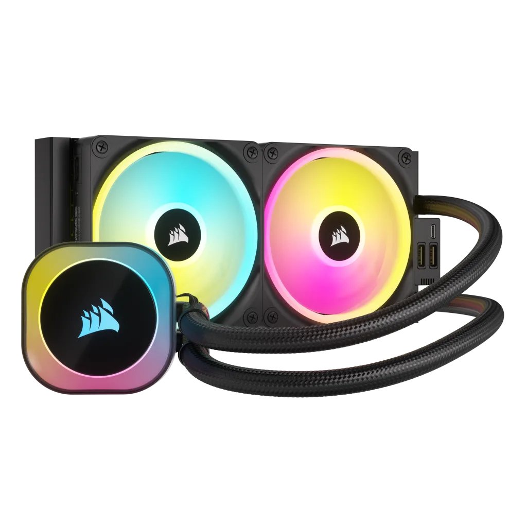 EAN 0840006665816 - Corsair H100I Procesador Kit de refrigeración líquida 12 cm Negro imagen 1