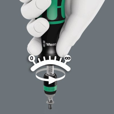 Wera Par Destornillador 7440, El Par Llave Negro / Verde, De 1/4 "Bits