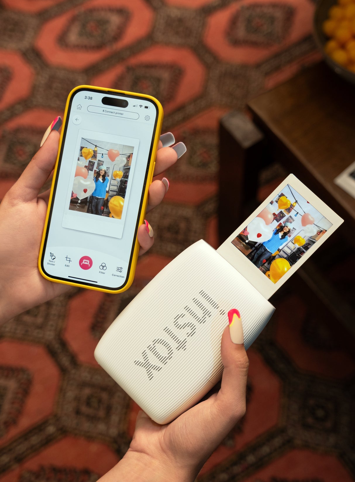 Fujifilm Instax Mini Link 3 Impresora Portatil Instantanea Bluetooth 5.1 - Impresiones En 5,1x7,6cm - Verde