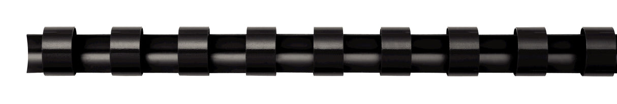 Fellowes Pack De 25 Canutillos Negros 8 Mm