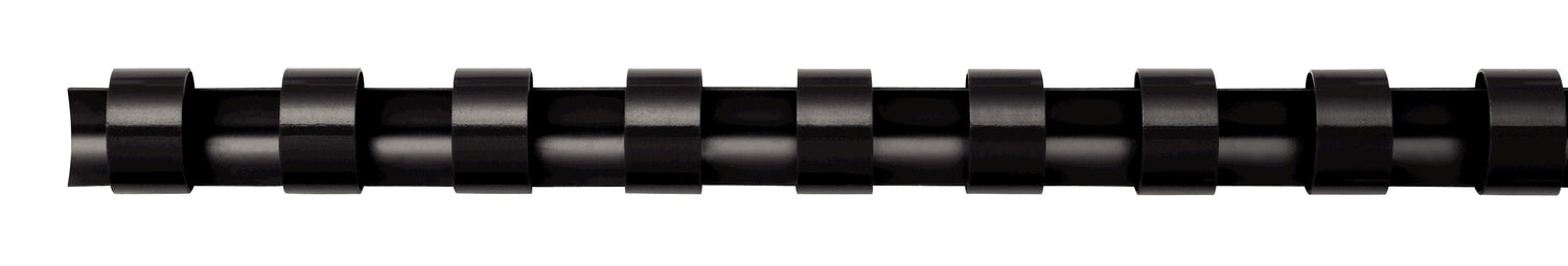 Fellowes Pack De 25 Canutillos Negros 8 Mm