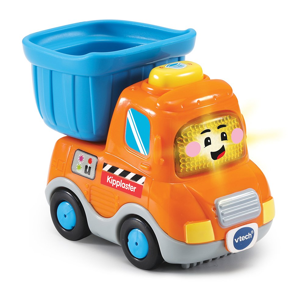 Camión Volquete Vtech Tut Tut Baby Flitzer, Vehículo De Juguete De Color Naranja Y Azul 80-517304