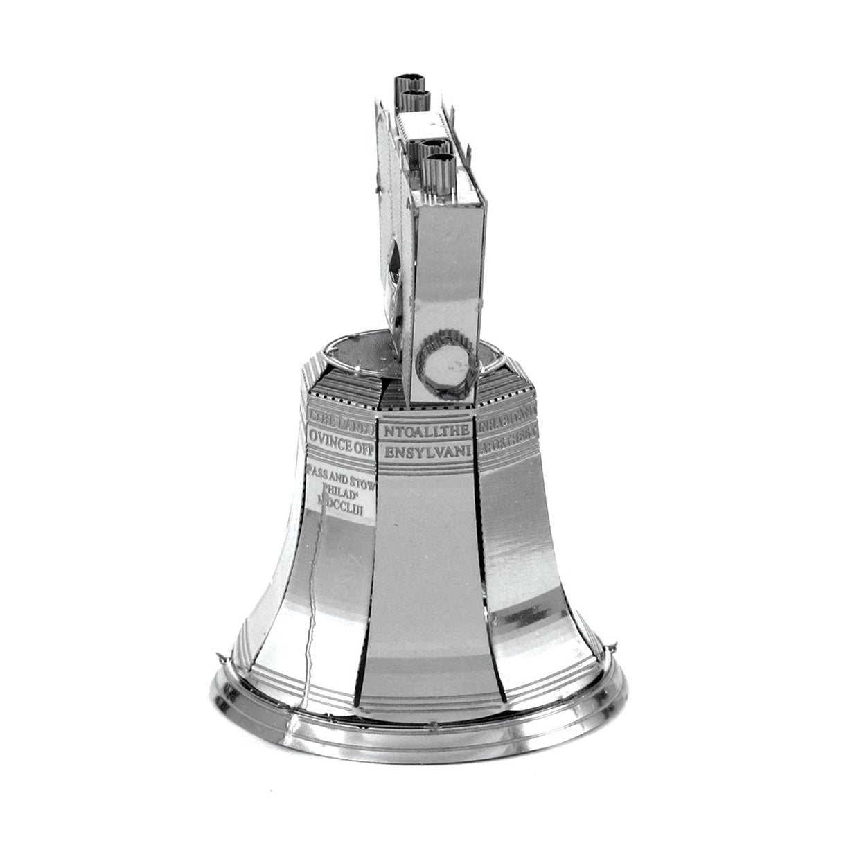 Maqueta 3d Metal Fascinations Liberty Bell Philadelphia Montaje Sin Pegamento Ni Soldadura
