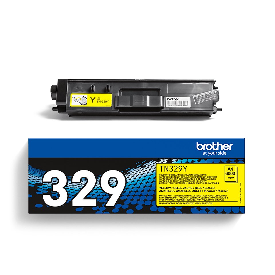 EAN 4977766735087 - Brother TN-329Y cartucho de tóner 1 pieza(s) Original Amarillo imagen 4