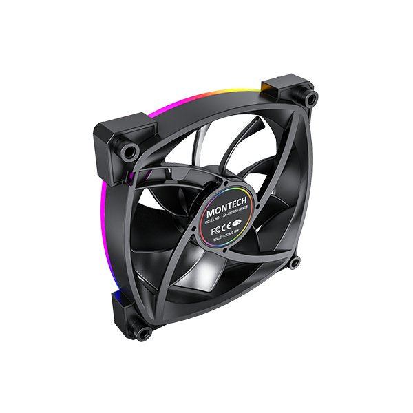 EAN 4710562746280 - Montech AX120 PWM Carcasa del ordenador, Procesador Módulo de ventilador 12 cm Negro 1 pieza(s) imagen 4