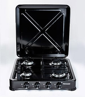 EAN 5902230901445 - Ravanson K-04TB hobs Negro Encimera Encimera de gas 4 zona(s) imagen 1
