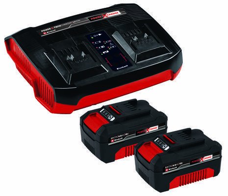 EAN 4006825655766 - Einhell 2x 4.0Ah & Twincharger Kit PXC cargador de batería Corriente alterna imagen 1