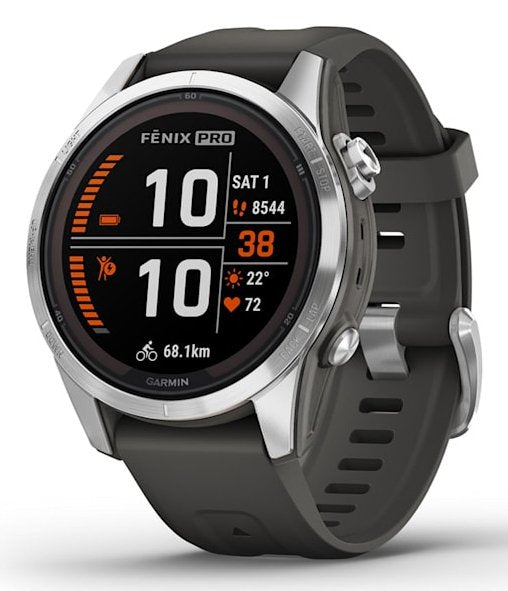 Garmin 7s Pro Solar Edition Silver Gray Smartwatch 42mm