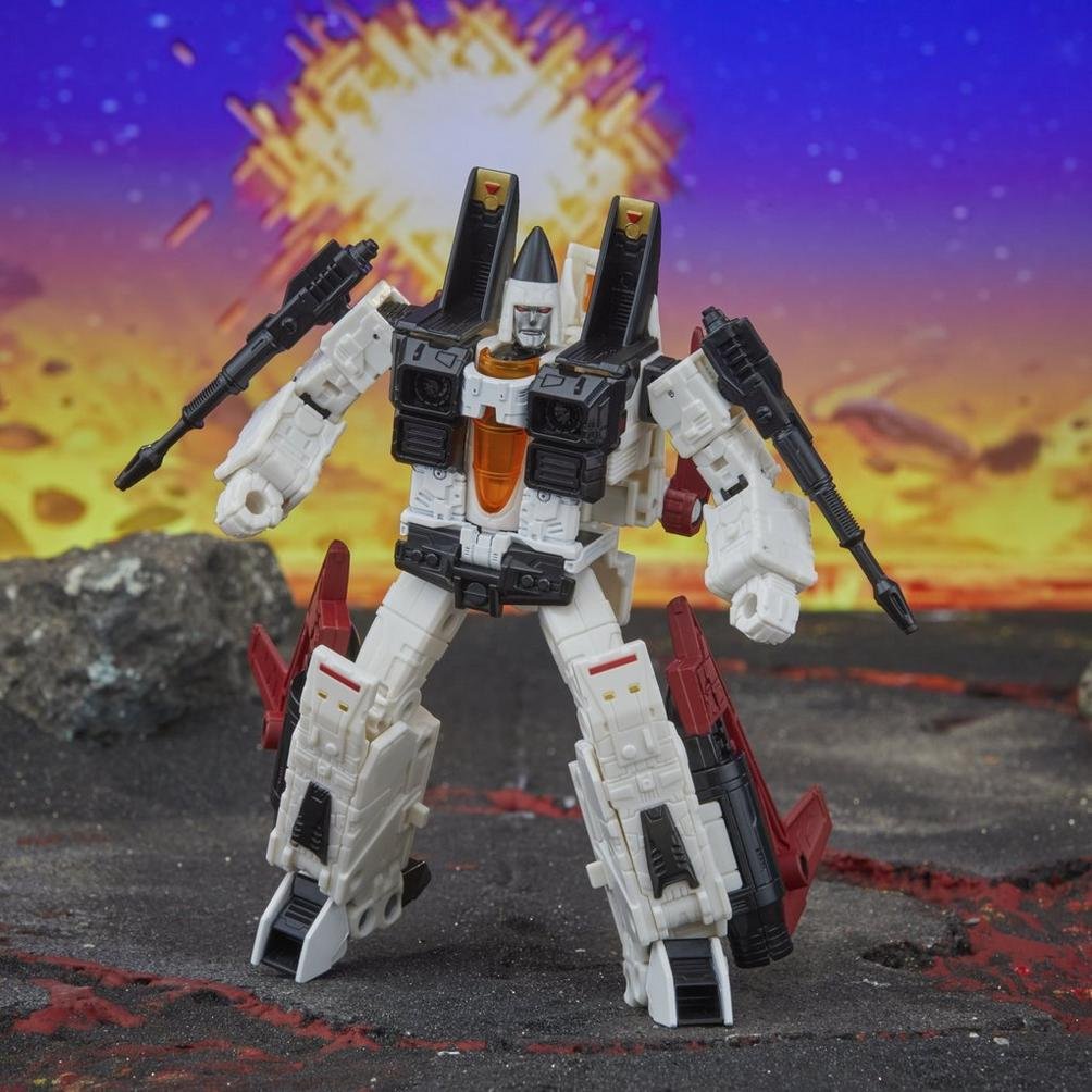 EAN 5010996285294 - Hasbro Transformers: Legacy United Voyager Class G1 Universe Ramjet imagen 4