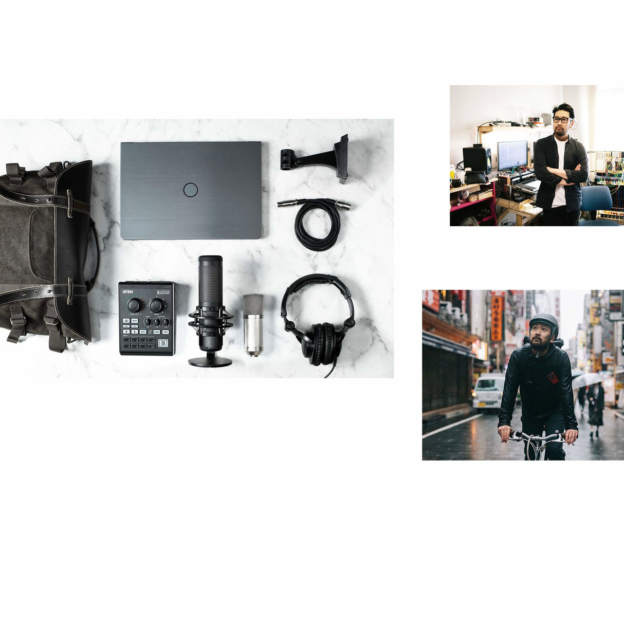 Aten Mezclador De Audio Para Pódcast Con Ia Miclive De 6 Canales