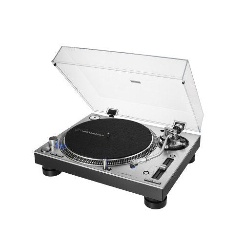 Audio-Technica At-Lp140xp Tocadiscos De Tracción Directa Para Dj Plata